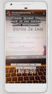 Stories Instagram - Link i bio