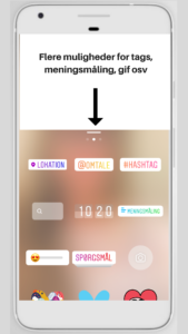 Instagram Stories muligheder