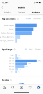 Instagram insights for Adease