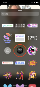 tips til instagram story med både gif og billede